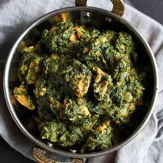 Fish Tikka Spinach