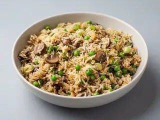 Egg Mushroom Rice