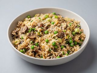 Egg Mushroom Rice 