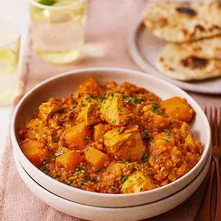Fish Tikka Dhansak