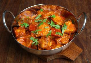 Pollo tikka balti