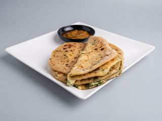 Parantha de cebolla