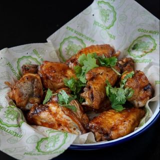 Alitas pollo chipotle BBQ