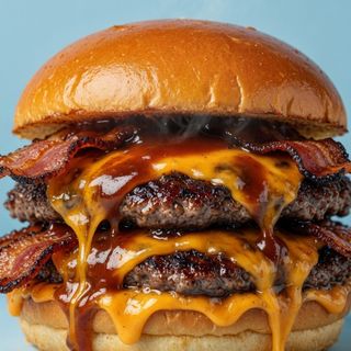 Sara Ortega (Queso Cheddar, Barbacoa, Beicon, Cebolla Plancha)