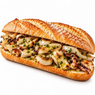 bocata de sepia con salsa verde