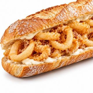 Auténticos calamares con mayonesa