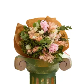 RAMO FLOR PRESERVADA ROSA
