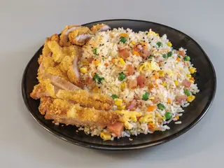 Arroz 3 Delicias con Lomo de Cerdo