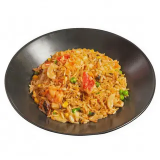 Arroz frito de la casa