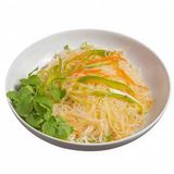 Ensalada vegetal de fideos de soja