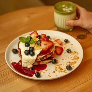 Pancakes de Arandanos