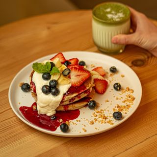 Pancakes de Arandanos