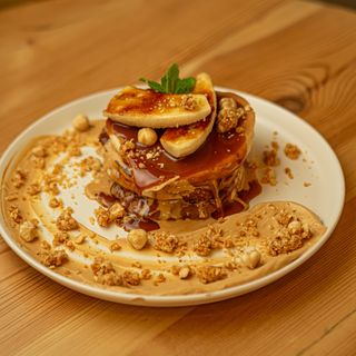 Caramel Toffee Pancakes