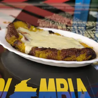 plátano maduro con queso