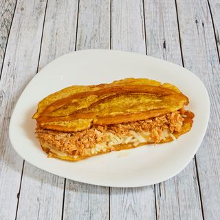 Patacón con todo