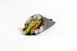 Temaki de anguila y aguacate (1 ud.)