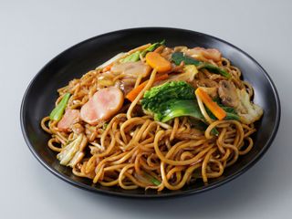 Tallarines yakisoba vegetales