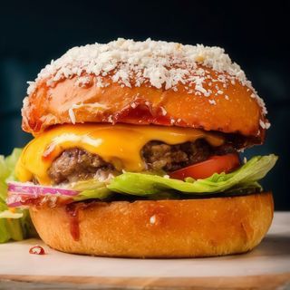 Hamburguesa Con Queso