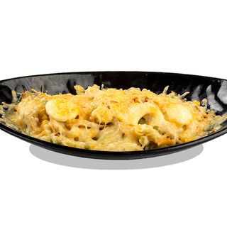 Javi Verano (Pasta, Maíz, Huevo, Ventresca, Txaca, Queso Gratinado)