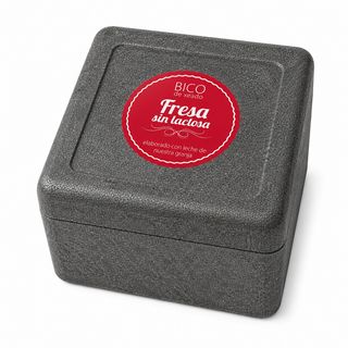 CUBO HELADO FRESA (sin lactosa) BICO DE XEADO