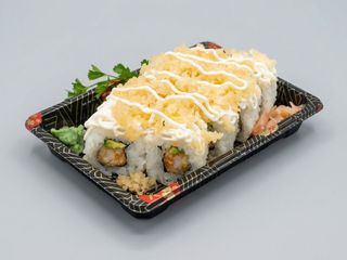 Maki de langostino frito (8 uds.)