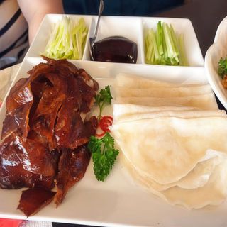 1/2 pato laqueado de la casa ming