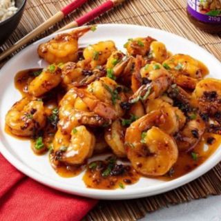 langostinos con salsa de soja