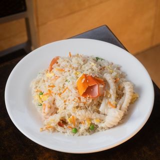 Arroz salteados Con Marisco