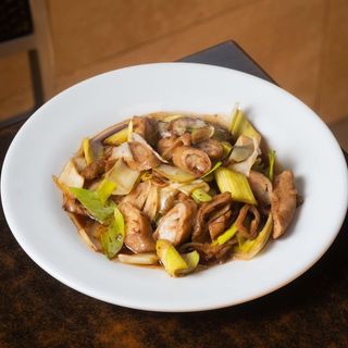 Intestino De Cerdo Con Puerros