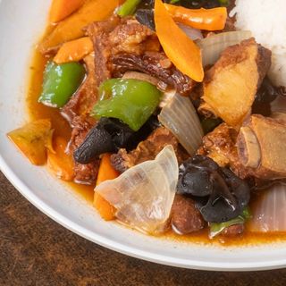 Costillas De Cerdo Salteadas Con Salsa De Soja