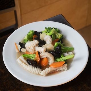 Calamares Salteados Con Brócoli