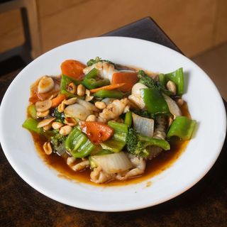 Calamares Salteados Con Salsa Shan