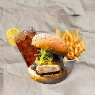 Promo Mat's burger