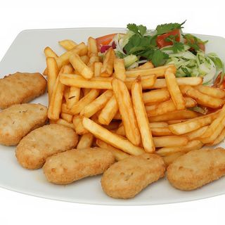 menú nuggets de pollo