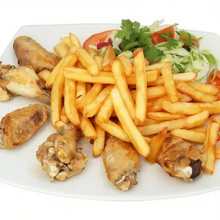 menú alitas de pollo