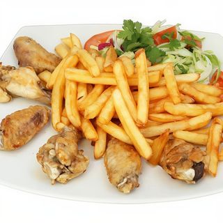 menú alitas de pollo