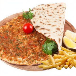 Menú lahmacun solo carne