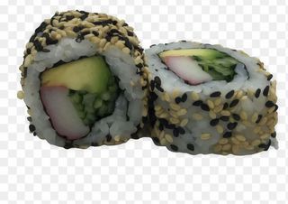 C3. Aguacate con surimi y pepino (8 pzs.)