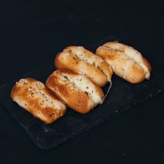 Panes De Ajo Con Mozzarella Y Jamón (4 Uds.)