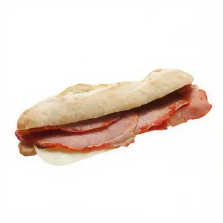 bocadillo de lomo adobado