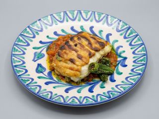 BACALAO GRATINADO EN ALIOLI DE AJO ASADO 