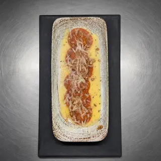 Raviolo di zucca con amaretti