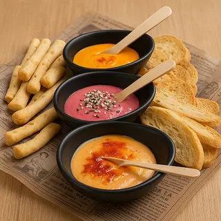 New Trío De Hummus