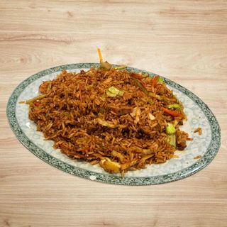 Arroz frito de la casa