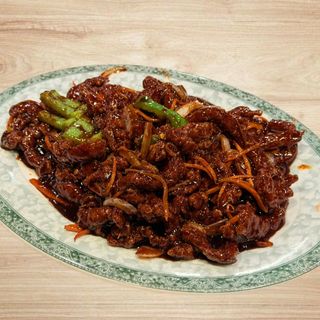 Ternera con salsa agripicante