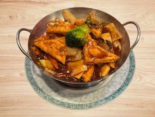 Tofu con salsa china