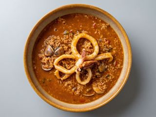 Arroz caldoso de marisco