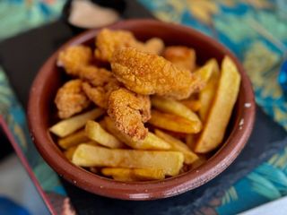 Cazuelita de pollo kentucky