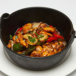 #43 Pollo infusionado en jengibre y ahítos de las Pedroñeras 