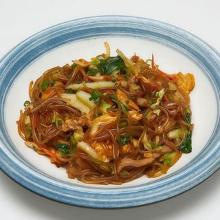 #29 Fideo de boniato  con tres delicias